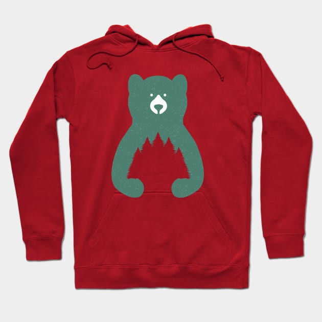 cute bear hugging trees Hoodie by teemarket